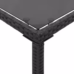 VidaXL 365072 tavolo da esterno Nero - Vista aggiuntiva 8