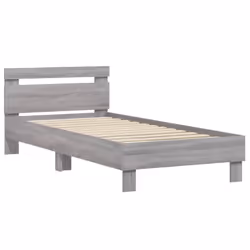 Giroletto con Testiera Grigio Sonoma 90x200cm Legno Multistratocod mxl 109996 - Vista aggiuntiva 3