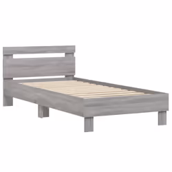 Giroletto con Testiera Grigio Sonoma 75x190cm Legno Multistratocod mxl 111299 - Vista aggiuntiva 3