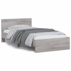 Giroletto Testiera Grigio Sonoma 100x200 cm Legno Multistratocod mxl 86534 - Vista aggiuntiva 2