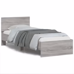 Giroletto con Testiera Grigio Sonoma 75x190cm Legno Multistratocod mxl 134676 - Vista aggiuntiva 2