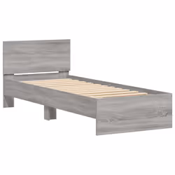 Giroletto con Testiera Grigio Sonoma 75x190cm Legno Multistratocod mxl 134676 - Vista aggiuntiva 3
