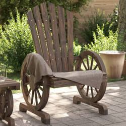 Vidaxl - Sedia da Giardino Adirondack in Legno Massello di Abete