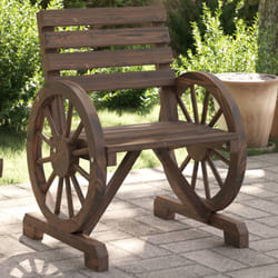 Vidaxl - Sedia da Giardino 58x58x78,5 cm in Legno Massello di Abete