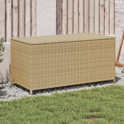 Vidaxl - Contenitore da Giardino Beige Misto 190L in Polyrattan