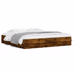 Giroletto con Cassetti Rovere Fumo 160x200 cm Legno Multistratocod mxl 85494 - Vista aggiuntiva 2