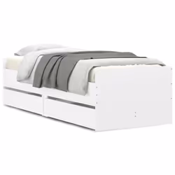 Giroletto con Cassetti Bianco 90x200 cmcod mxl 133321 - Vista aggiuntiva 2