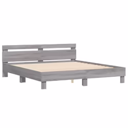 Giroletto Testiera Grigio Sonoma 160x200 cm Legno Multistratocod mxl 134026 - Vista aggiuntiva 3