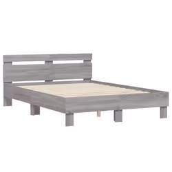vidaXL Giroletto Testiera Grigio Sonoma 135x190 cm Legno Multistrato - Vista aggiuntiva 3