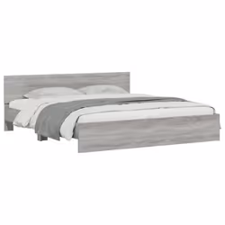 Giroletto con Testiera Grigio Sonoma 200x200 cmcod mxl 85516 - Vista aggiuntiva 3