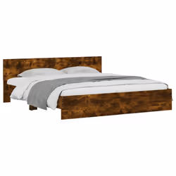 Giroletto con Testiera Rovere Fumo 180x200 cmcod mxl 133458 - Vista aggiuntiva 3