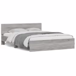 Giroletto con Testiera Grigio Sonoma 150x200 cmcod mxl 85520 - Vista aggiuntiva 2