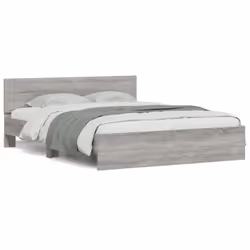 Giroletto con Testiera Grigio Sonoma 140x200 cmcod mxl 85519 - Vista aggiuntiva 2