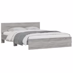 Giroletto con Testiera Grigio Sonoma 140x200 cmcod mxl 85519 - Vista aggiuntiva 3