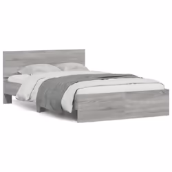 Giroletto con Testiera Grigio Sonoma 135x190 cmcod mxl 133470 - Vista aggiuntiva 2