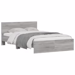 Giroletto con Testiera Grigio Sonoma 135x190 cmcod mxl 133470 - Vista aggiuntiva 3