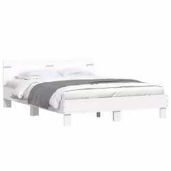 Giroletto con Testiera e LED Bianco 140x200 cmcod mxl 86034 - Vista aggiuntiva 3