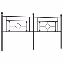 VidaXL 374375, Nero, Acciaio, 180 cm, 1870 mm, 97 cm, 30 mm