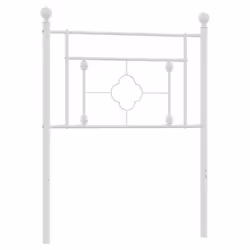 VidaXL 374414, Bianco, Acciaio, 75 cm, 800 mm, 97 cm, 30 mm