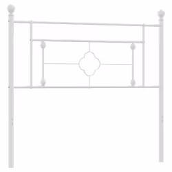 VidaXL 374426, Bianco, Acciaio, 2 m, 2060 mm, 97 cm, 30 mm