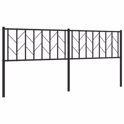 VidaXL 374474, Nero, Acciaio, 193 cm, 1980 mm, 90 cm, 30 mm