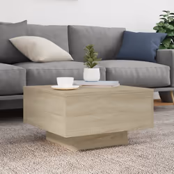 Tavolino da Salotto Rovere Sonoma 55x55x31 cm Legno Multistratocod mxl 110249 - Vista aggiuntiva 3