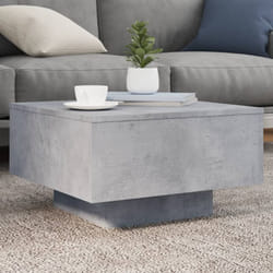 Vidaxl - Tavolino da Salotto Grigio Cemento 55x55x31cm Legno Multistrato 10702