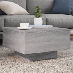 Tavolino da Salotto Grigio Sonoma 55x55x31 cm Legno Multistrato Vidaxl 31316