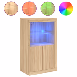 Armadietto con Luci LED Rovere Sonoma in Legno Multistratocod mxl 84721 - Vista aggiuntiva 2