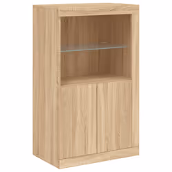 Armadietto con Luci LED Rovere Sonoma in Legno Multistratocod mxl 84721 - Vista aggiuntiva 3
