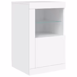 Armadietto con Luci LED Bianco in Legno Multistratocod mxl 108817 - Vista aggiuntiva 2