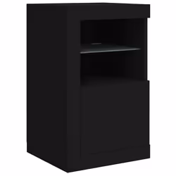 Armadietto con Luci LED Nero in Legno Multistratocod mxl 108818 - Vista aggiuntiva 2