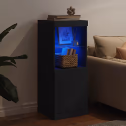 Credenza con Luci LED Nera 41x37x100 cmcod mxl 110272 - Vista aggiuntiva 3