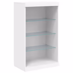 Credenza con Luci LED Bianca 60,5x37x100 cmcod mxl 134290 - Vista aggiuntiva 3