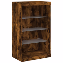 Credenza con Luci LED Rovere Fumo 60,5x37x100 cmcod mxl 134291 - Vista aggiuntiva 3