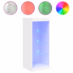Credenza con Luci LED Bianca 41x37x100 cmcod mxl 110340 - Vista aggiuntiva 2