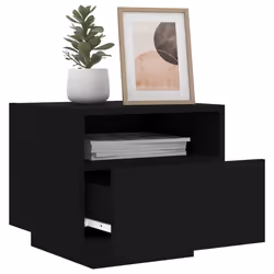 VidaXL 836800 comodino Nero - Vista aggiuntiva 4