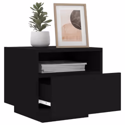 VidaXL 836801 comodino Nero - Vista aggiuntiva 4