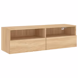 Mobile TV Parete Rovere Sonoma 100x30x30cm in Legno Multistratocod mxl 110059 - Vista aggiuntiva 2