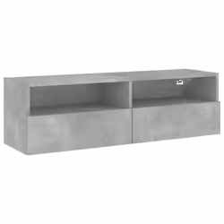 Mobile TV a Parete Grigio Cemento 100x30x30cm Legno Multistratocod mxl 134059 - Vista aggiuntiva 2