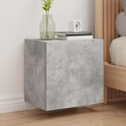 Vidaxl - Mobili tv Muro 2pz Grigio Cemento 40,5x30x40 Legno Multistrato