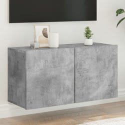 Vidaxl - Mobile tv a Parete Grigio Cemento 80x30x41 cm 65733