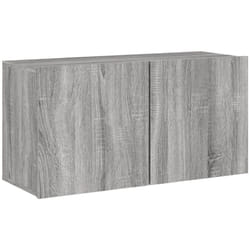 Vidaxl - Mobile tv a Parete Grigio Sonoma 80x30x41 cm