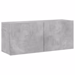 Mobile TV a Parete Grigio Cemento 100x30x41 cmcod mxl 110075 - Vista aggiuntiva 2