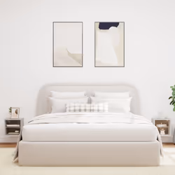 Mobili TV a Parete con Luci LED 2pz Grigio Sonoma 30x28,5x30 cmcod mxl 134101 - Vista aggiuntiva 3