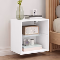 Caratterizzato da un design di tendenza e pratico, questo comodino con le luci LED diventeranno il punto focale della vostra ...