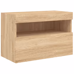 Mobile TV a Parete con Luci LED Rovere Sonoma 60x30x40 cmcod mxl 110122 - Vista aggiuntiva 3