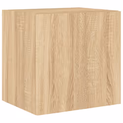 Mobile TV a Parete con Luci LED Rovere Sonoma 40,5x35x40 cmcod mxl 134180 - Vista aggiuntiva 3
