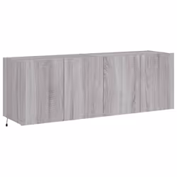 Mobili TV a Parete con Luci LED 2pz Grigio Sonoma 60x35x41 cmcod mxl 86210 - Vista aggiuntiva 3