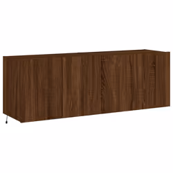 Mobili TV a Parete con Luci LED 2pz Rovere Marrone 60x35x41 cmcod mxl 134193 - Vista aggiuntiva 3